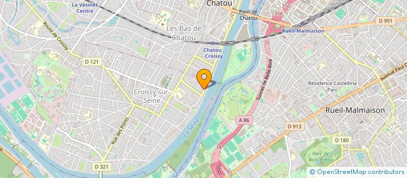 localisation de l'entreprise SCI CARLHIAN CROISSY  CROISSY-SUR-SEINE