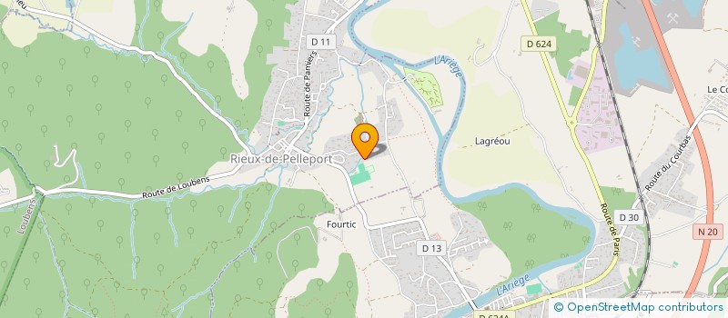 localisation de l'entreprise SCI CARLI à RIEUX-DE-PELLEPORT