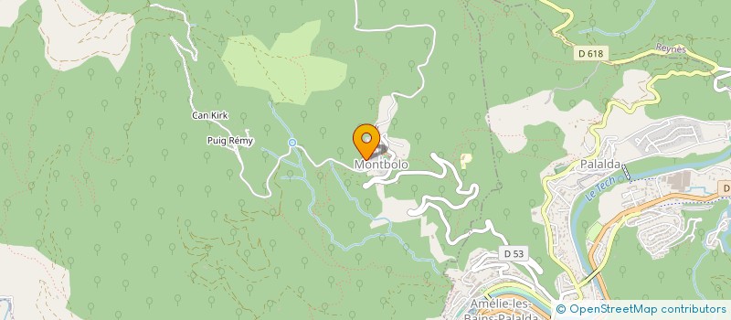 localisation de l'entreprise SCI CARLIER  MONTBOLO