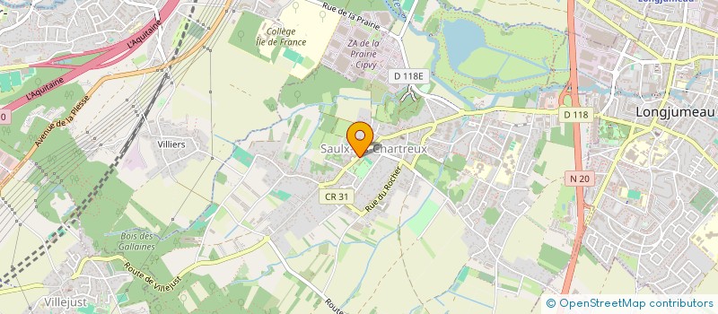 localisation de l'entreprise SCI CARLIER  CHAMPLAN