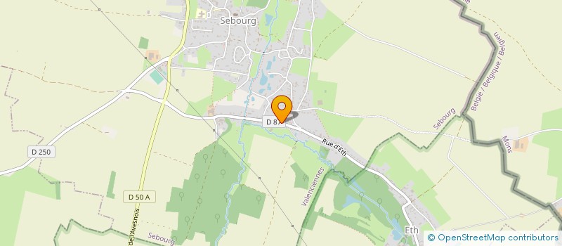 localisation de l'entreprise SCI CARLIER à SEBOURG