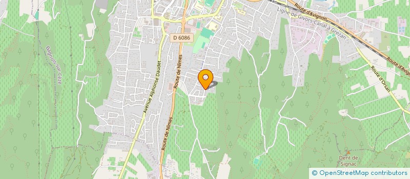 localisation de l'entreprise SCI CARLINA  BAGNOLS-SUR-CEZE