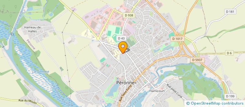 localisation de l'entreprise SCI CARLINE à PERONNE