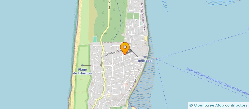 localisation de l'entreprise SCI CARLINVEST  LEGE-CAP-FERRET