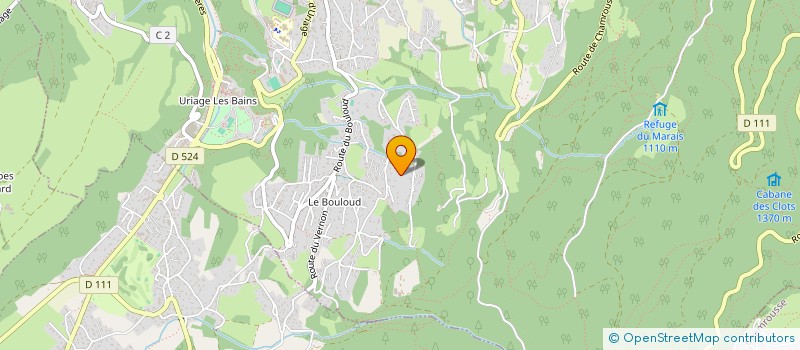 localisation de l'entreprise SCI CARLITO  SAINT-MARTIN-D'URIAGE