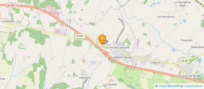 localisation de l'entreprise SCI CARLL à SAINT-VICTURNIEN