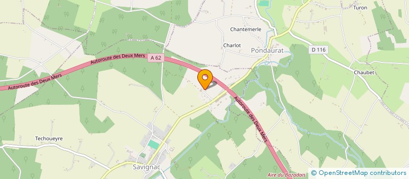 localisation de l'entreprise SCI CARLMAX à LANGON