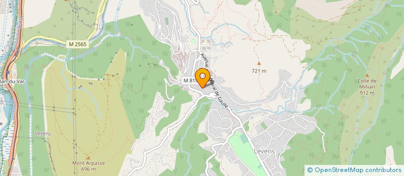 localisation de l'entreprise SCI CARLO  LEVENS