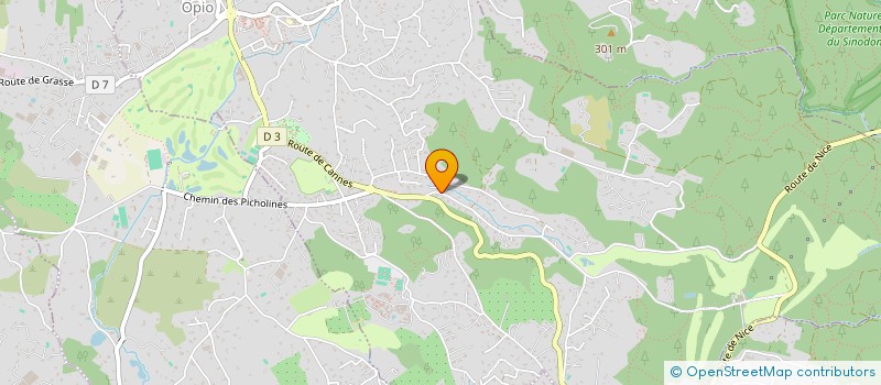 localisation de l'entreprise SCI CARLO  OPIO