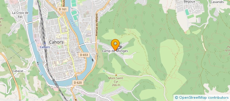 localisation de l'entreprise SCI CARLO FOCH  CAHORS