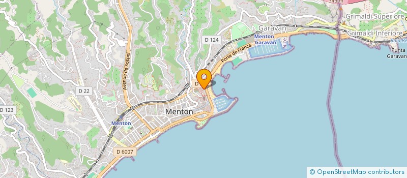 localisation de l'entreprise SCI CARLONGUE à MENTON