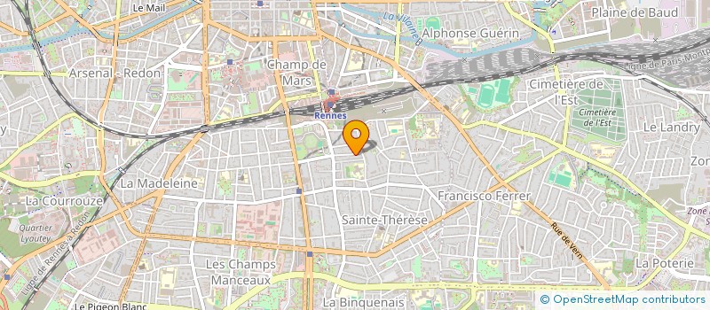 localisation de l'entreprise SCI CARLONNE  RENNES