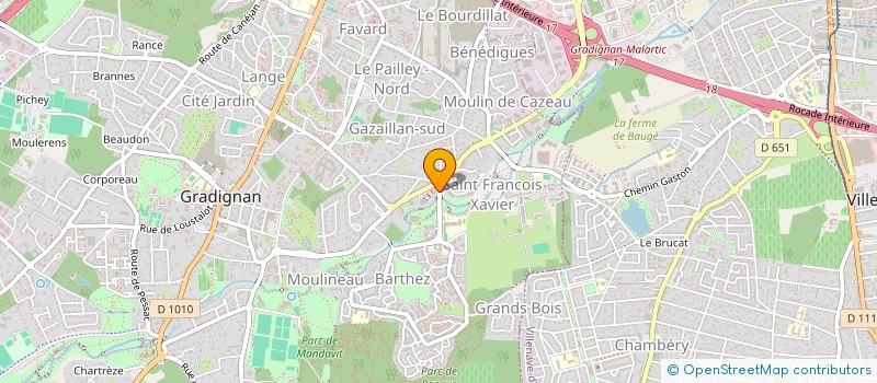 localisation de l'entreprise SCI CARLOS  GRADIGNAN