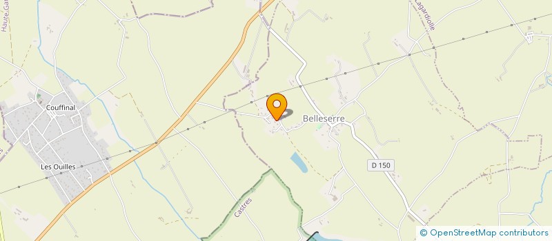 localisation de l'entreprise SCI CARLOTOM  BELLESERRE