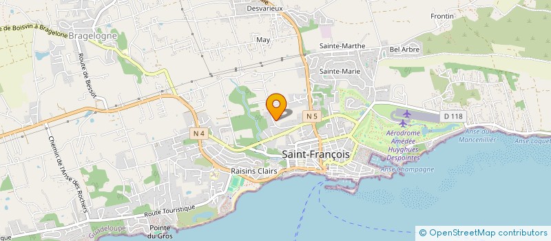localisation de l'entreprise SCI CARLOTTA à SAINT-FRANCOIS