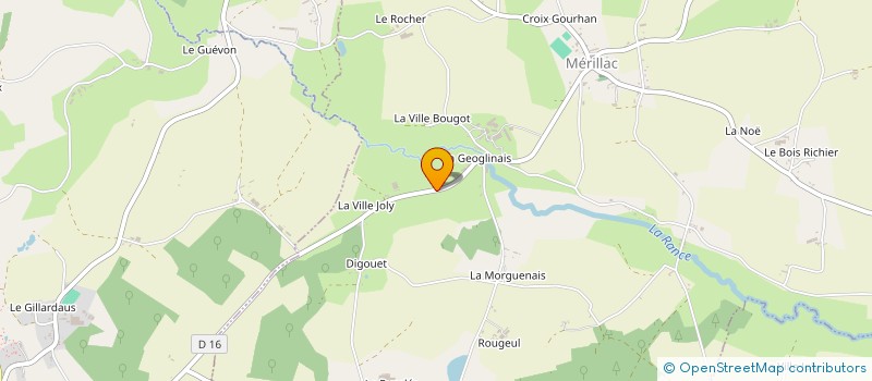 localisation de l'entreprise SCI CARLOTTA  MERDRIGNAC