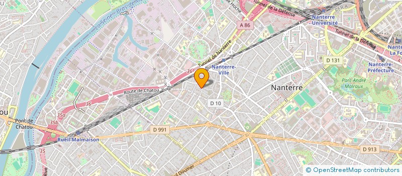 localisation de l'entreprise SCI CARLOTTA DI PAPA  NANTERRE