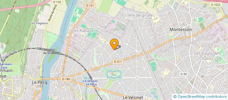 localisation de l'entreprise SCI CARLOTTI A  LE VESINET