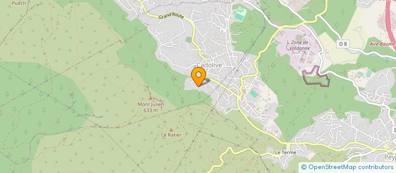 localisation de l'entreprise SCI CARLOTTINE  CADOLIVE