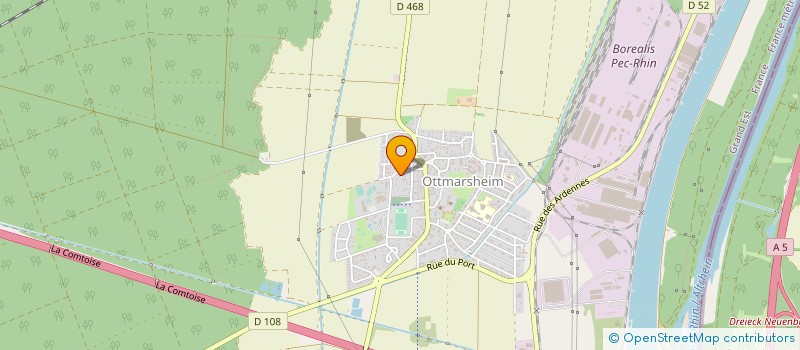 localisation de l'entreprise SCI CARLOU  OTTMARSHEIM