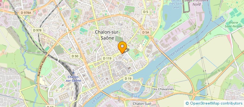 localisation de l'entreprise SCI CARLOUP COLETTE à CHALON-SUR-SAONE