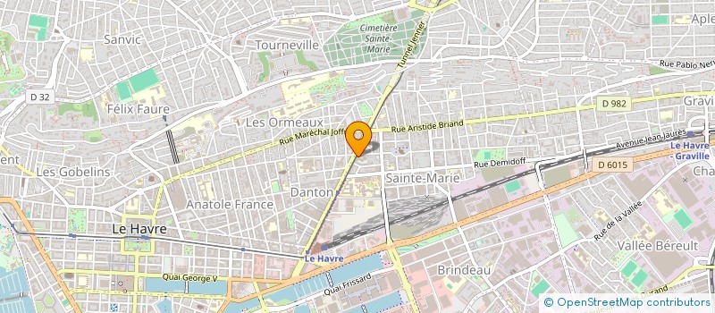 localisation de l'entreprise SCI CARLOW à LE HAVRE