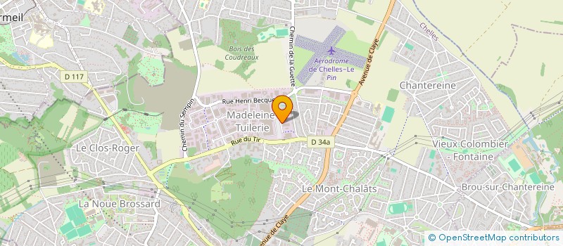 localisation de l'entreprise SCI CARLTIOSIL  CHELLES