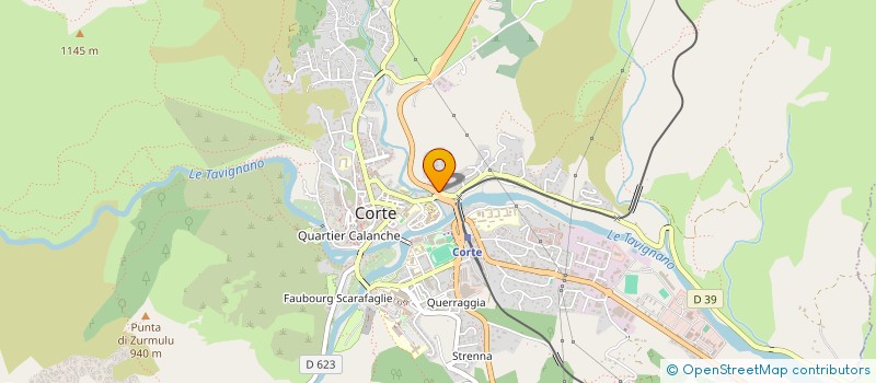 localisation de l'entreprise SCI CARLU-GHJISEPPU à CORTE
