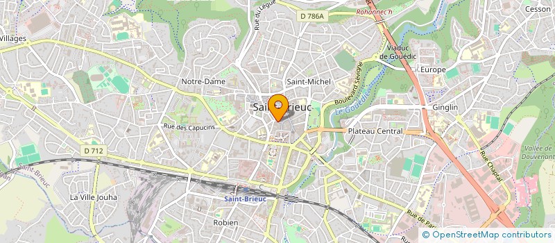 localisation de l'entreprise SCI CARLUNA à SAINT-BRIEUC