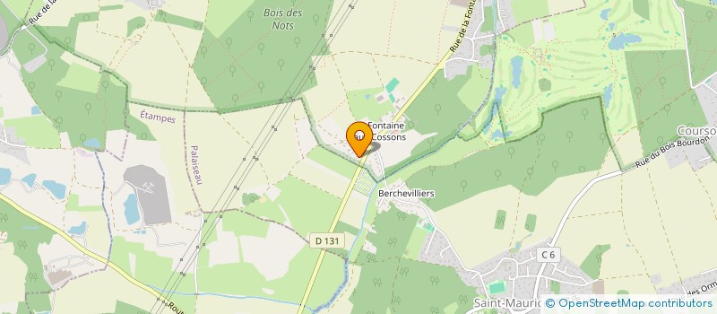 localisation de l'entreprise SCI CARLVIN à VAUGRIGNEUSE