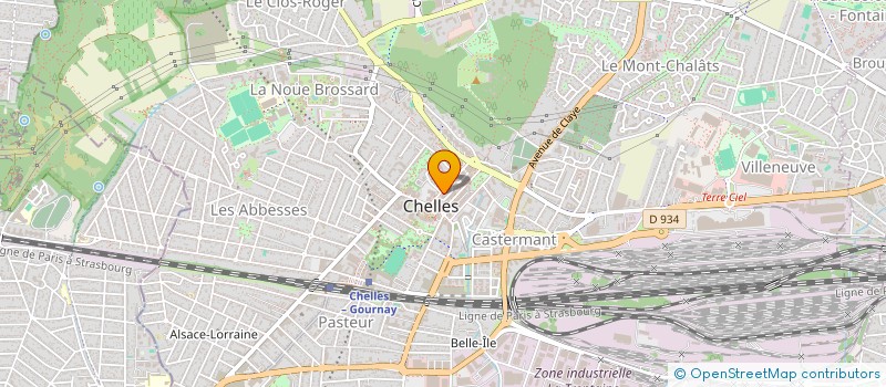 localisation de l'entreprise SCI CARLY  CHELLES