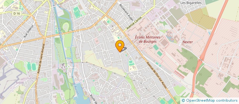 localisation de l'entreprise SCI CARLYMO  BOURGES