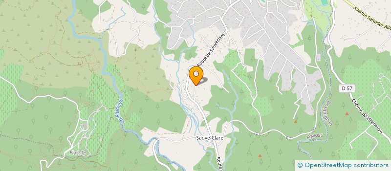 localisation de l'entreprise SCI CARMA  FLAYOSC