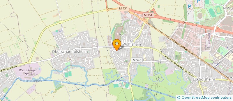 localisation de l'entreprise SCI CARMA  WOLFISHEIM