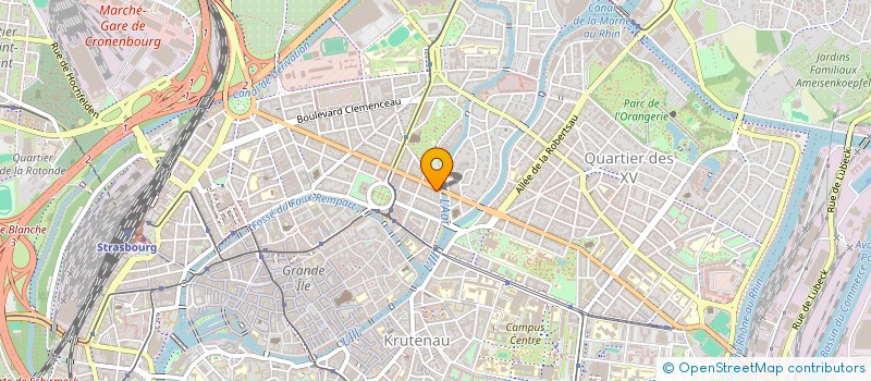 localisation de l'entreprise SCI CARMA-VAL  STRASBOURG