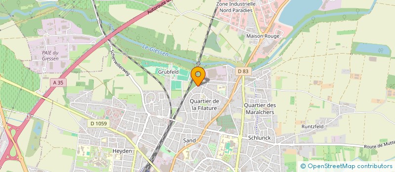 localisation de l'entreprise SCI CARMAN  SELESTAT