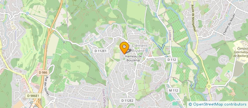 localisation de l'entreprise SCI CARMANU  SAINT-CLEMENT-DE-RIVIERE