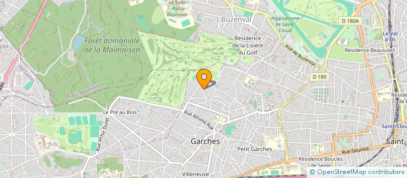 localisation de l'entreprise SCI CARMARANNE à GARCHES