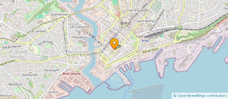 localisation de l'entreprise SCI CARMAT  BREST