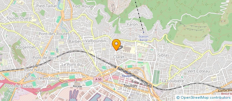 localisation de l'entreprise SCI CARMATAX  TOULON