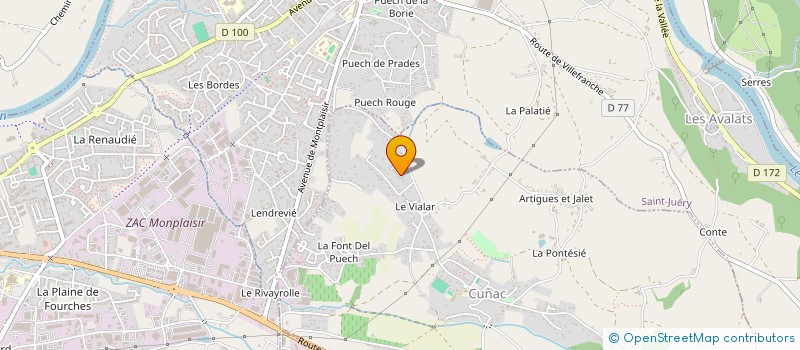 localisation de l'entreprise SCI CARMAUX GRIL  CUNAC