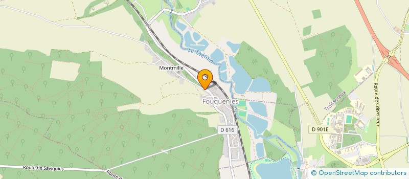 localisation de l'entreprise SCI CARMAVAL  FOUQUENIES