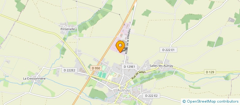 localisation de l'entreprise SCI CARME  AULNAY