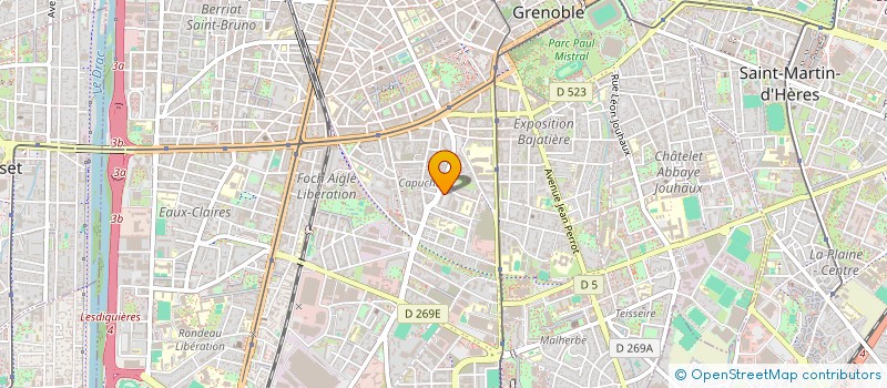 localisation de l'entreprise SCI CARMEILLE  GRENOBLE