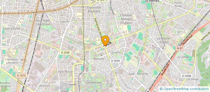 localisation de l'entreprise SCI CARMEILLE RCJ  GRENOBLE