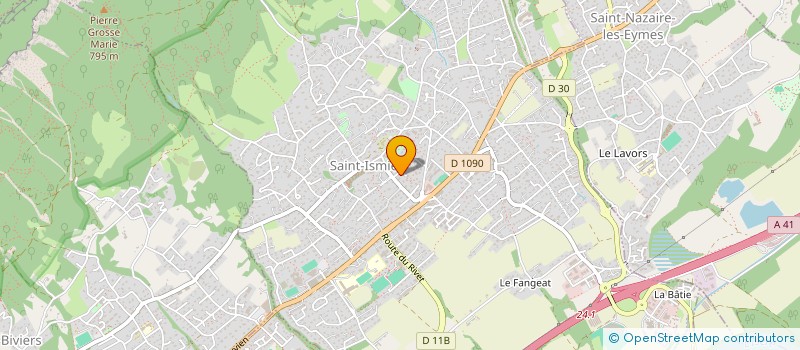 localisation de l'entreprise SCI CARMEL HIGHLANDS  SAINT-ISMIER