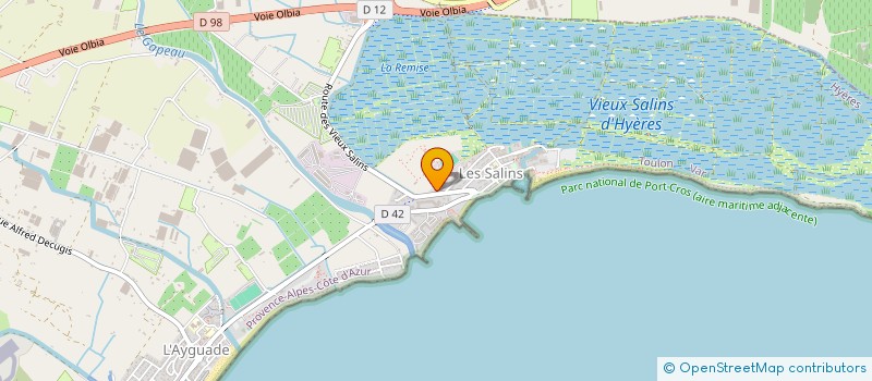 localisation de l'entreprise SCI CARMEN à HYERES