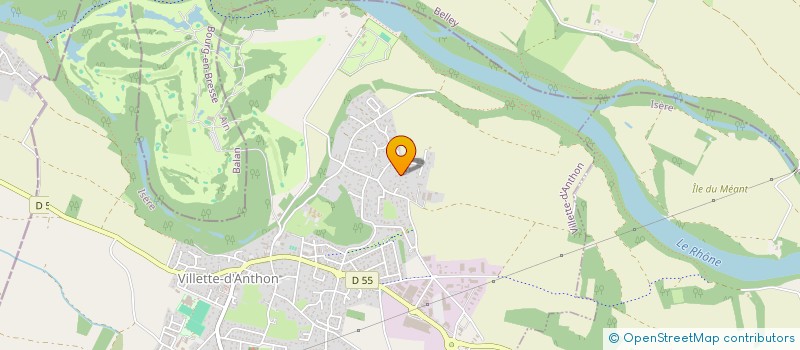 localisation de l'entreprise SCI CARMEN  VILLETTE-D'ANTHON