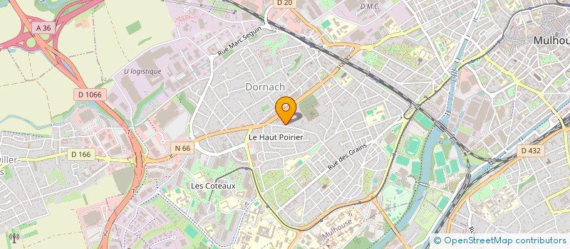 localisation de l'entreprise SCI CARMEN  MULHOUSE