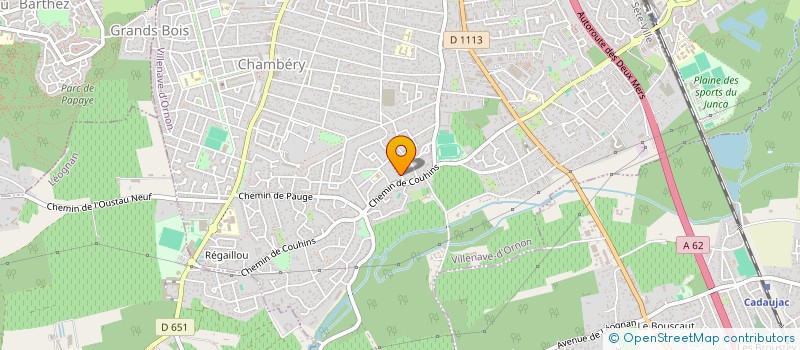 localisation de l'entreprise SCI CARMEN  VILLENAVE-D'ORNON